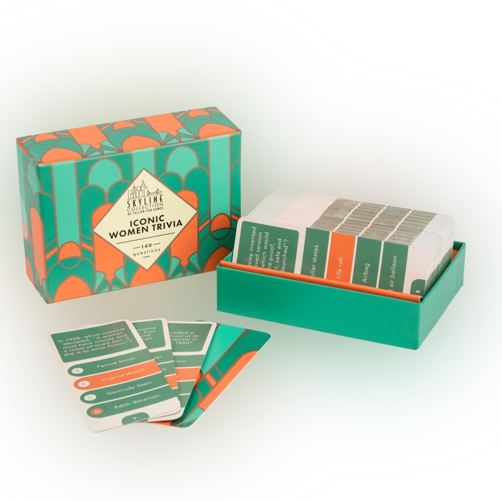 Skyline Collection By Yellow Cab Games Iconic Women Trivia Set - 140 Cards - NWT